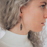 ash seed earrings : bunch