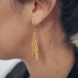 ash seed earrings : bunch