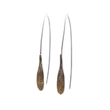ash seed earrings : single
