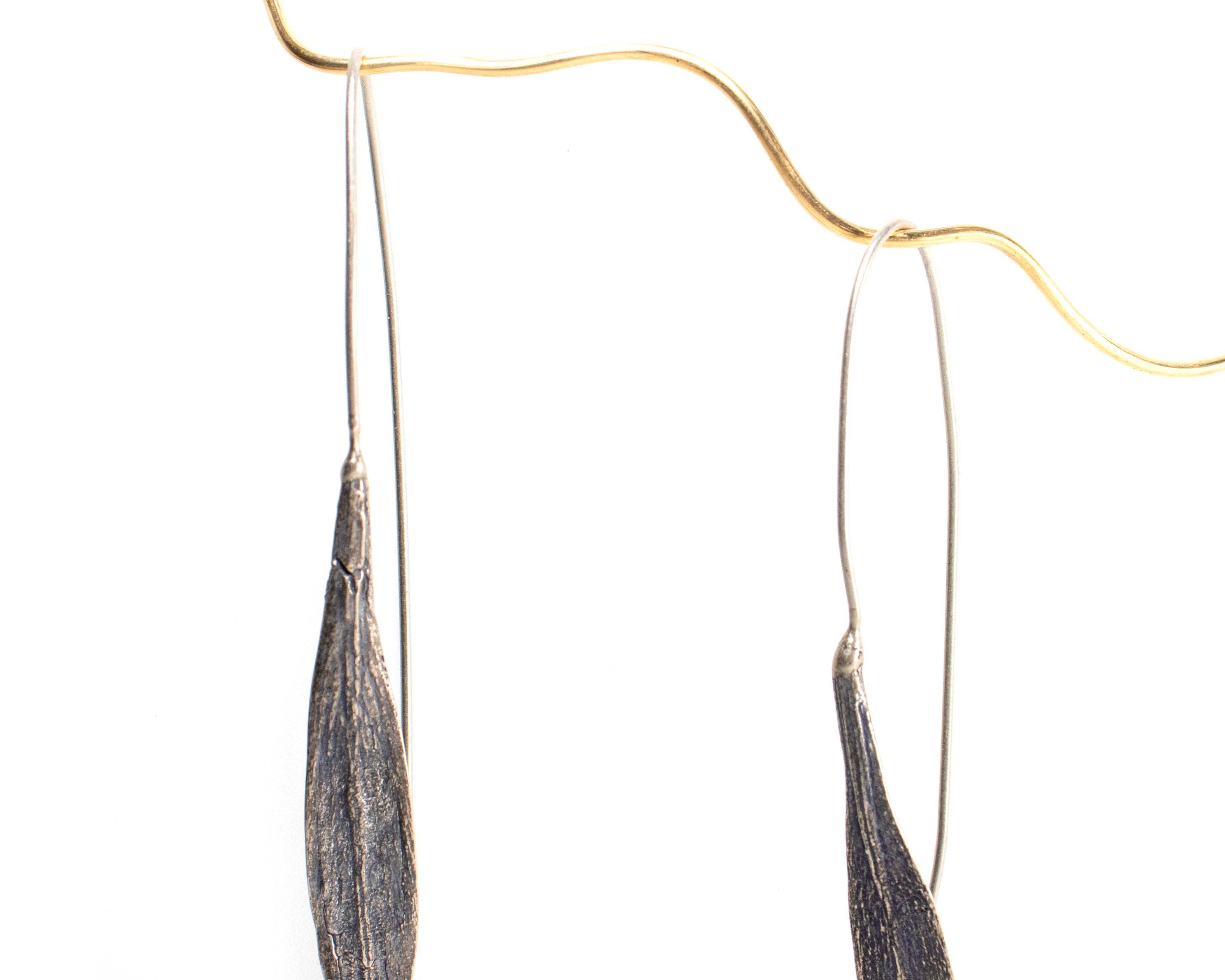 ash seed earrings : single