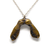 maple seed necklace