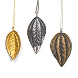 large peperomia leaf cuff bracelet