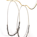 twig earrings : loop hoop