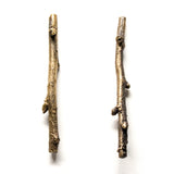 twig earrings: long