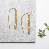 twig earrings: medium