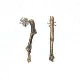 twig earrings: short