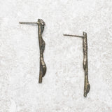 twig earrings: short