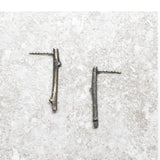twig earrings: short
