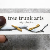 twig earrings : studs