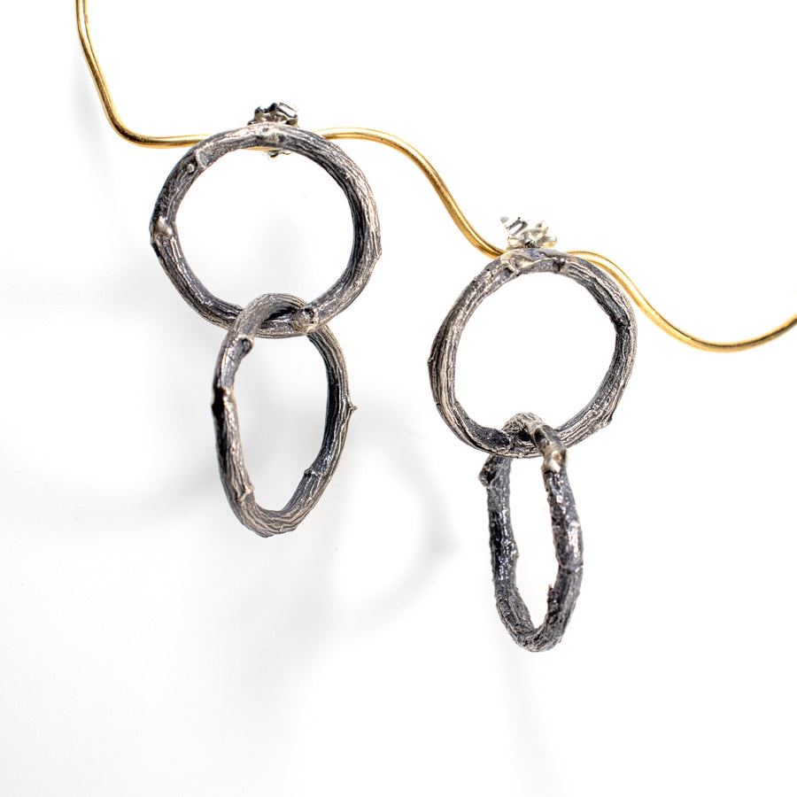 double willow ring earrings