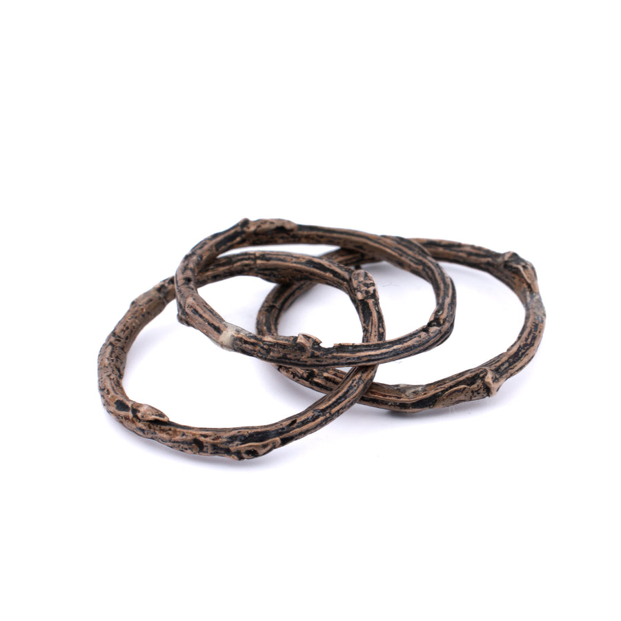 willow rings: set of three