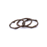 willow rings: set of three