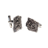 tree bark cufflinks