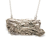 tree bark necklace: large