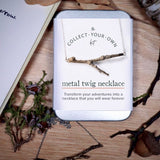 The Collect Your Own Twig Necklace KIT : custom twig necklace