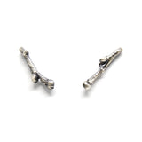 twig earrings : studs
