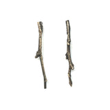 twig earrings: long