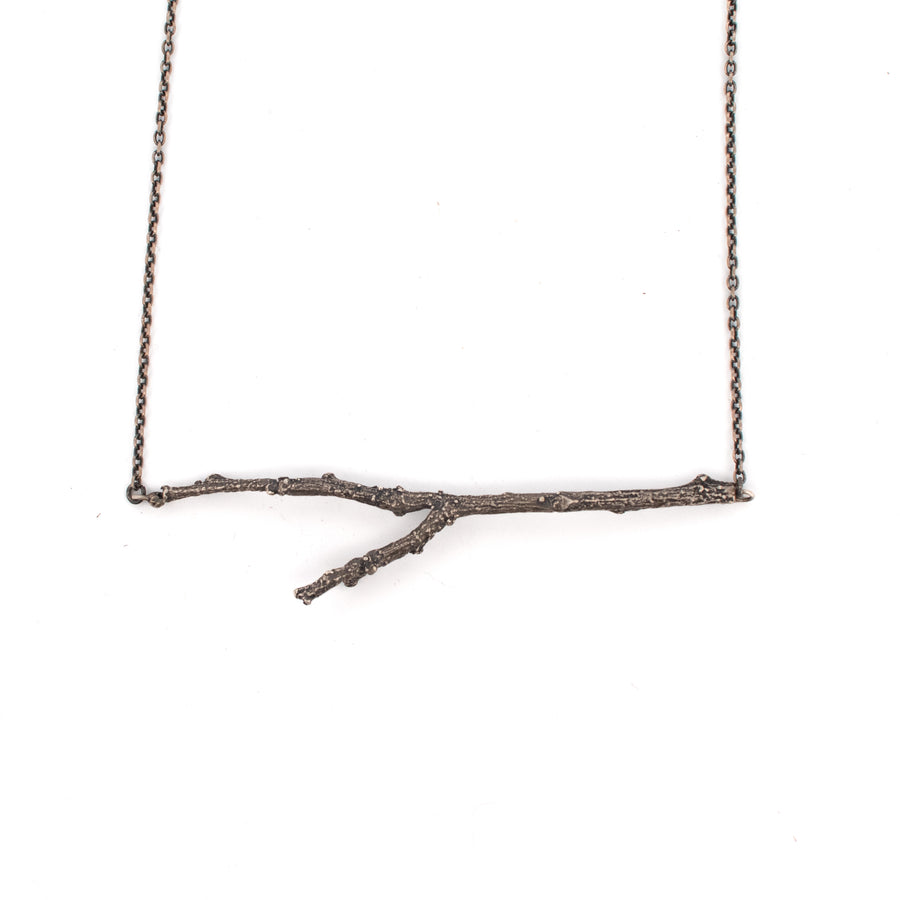 sterling silver twig necklace 2