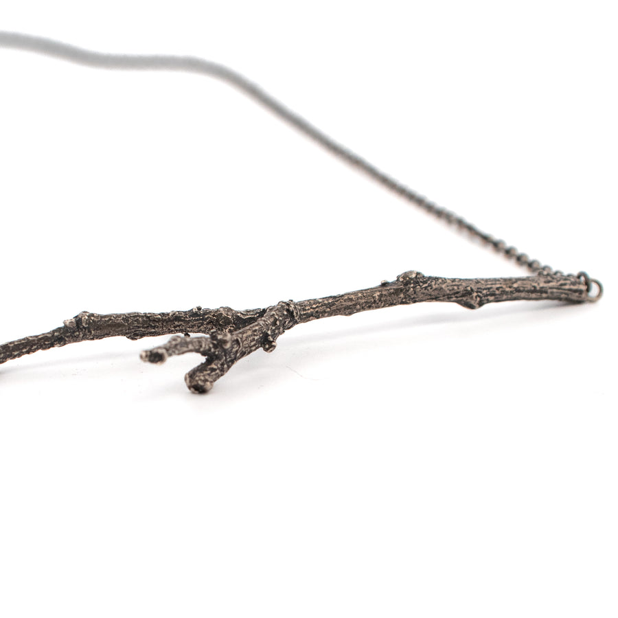 sterling silver twig necklace 2