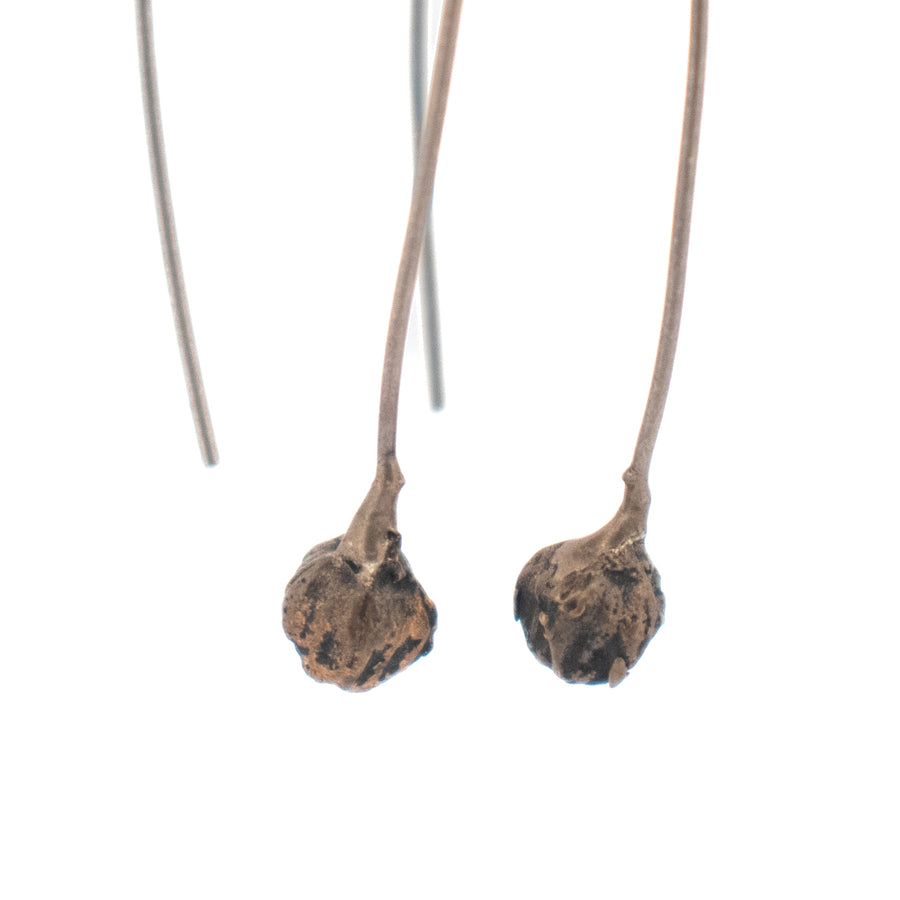 bronze chive bud earrings 2