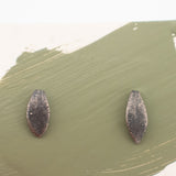sterling silver succulent petal earring studs 2