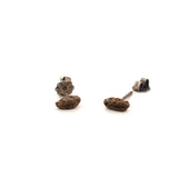 bronze watch chain succulent stud earrings