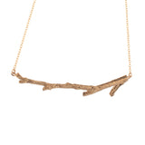 gold vermeil twig necklace 2