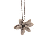 sterling silver floral succulent necklace 1