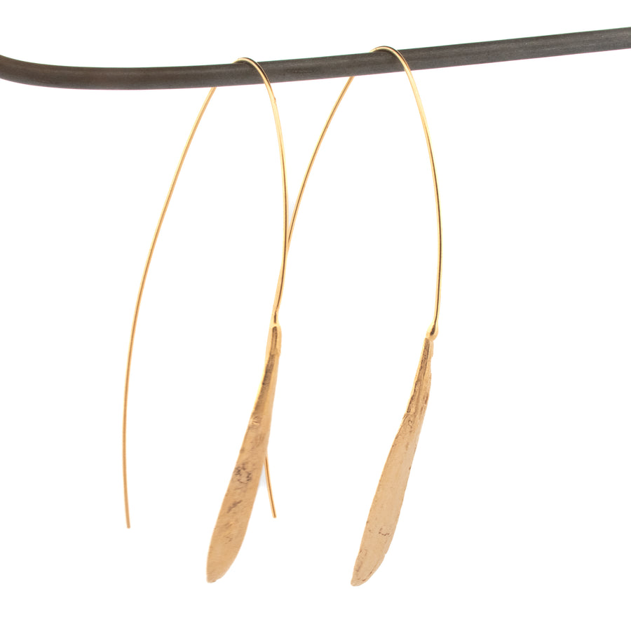 gold vermeil ash seed earrings 4