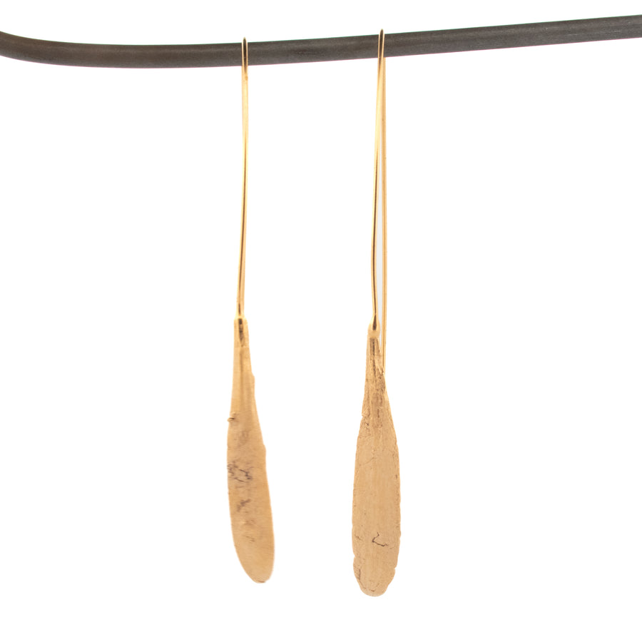 gold vermeil ash seed earrings 4