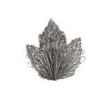 sterling silver maple leaf cuff bracelet