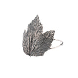 sterling silver maple leaf cuff bracelet