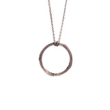 sterling silver willow ring necklace 3