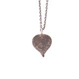 sterling silver string of hearts necklace