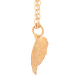 gold vermeil string of hearts necklace 2