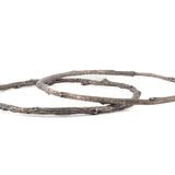 sterling silver twig bangle bracelet 1