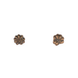 bronze pokeweed stud earrings