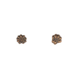bronze pokeweed stud earrings