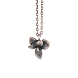 sterling silver floral succulent necklace 1