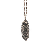 sterling silver white pine necklace