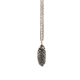 sterling silver white pine necklace