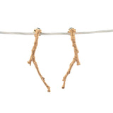 gold vermeil medium twig earrings 2
