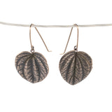 sterling silver peperomia leaf earrings 4