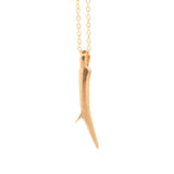 gold vermeil locust thorn necklace