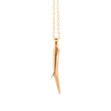 gold vermeil locust thorn necklace