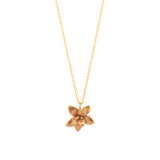 gold vermeil floral succulent necklace 2