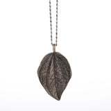 sterling silver peperomia leaf necklace 3