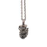 sterling silver alder cone necklace 2