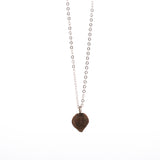 bronze string of hearts necklace 3