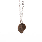 bronze string of hearts necklace 3